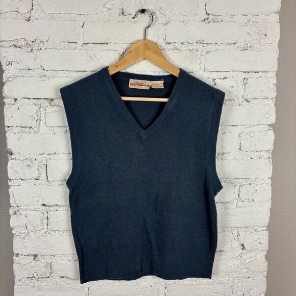 Vintage J. Jordan Grey Lambswool Sweater Vest